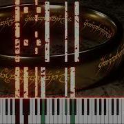 Lord Of The Rings Soundtrack The One Ring Piano