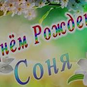 Песня С Днём Рождения Соня