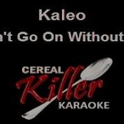 Can T Go On Without You Karaoke