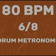 6 8 Drum Metronome Loop 80 Bpm