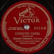 Coventry Carol Elisabeth Schumann