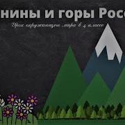 Равнины И Горы России 4 Класс Окружающий Мир