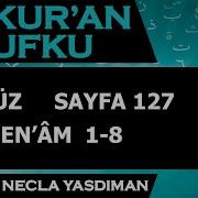 127 Kur An Sayfasi Kelime Meali I Râbı Kısa Tefsiri Necla Yasdıman