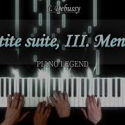 Debussy Shafran Petite Suite L 71 Menuet