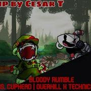 Cuphead Vs X Technicolor Tusslefriday Night Funkin Mashup