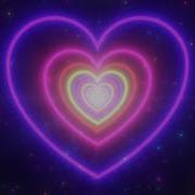 Neon Lights Love Heart Tunnel