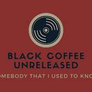 Somebody That I Used To Know Black Coffee