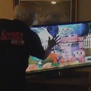 Angry Grandpa Smashes Hdtv