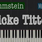 Rammstein Dicke Titten Piano