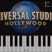 Universal Studios On Piano