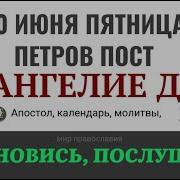 20 Июня Пятница Евангелие Дня 2025 С Толкованием