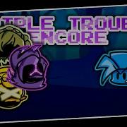 Fnf Murderer Troble Triple Troble Encore But Murder Drones Sings It