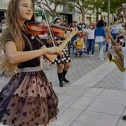 Lamour Toujours Karolina Protsenko Feat Daniele Vitale Violin And Sax Street Performance