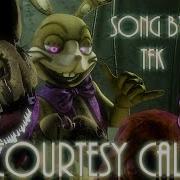 Sfm Song Fnaf Courtesy Call Thousand Foot Krutch Collab