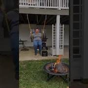 Funny Man Falling From Stair Green Screen