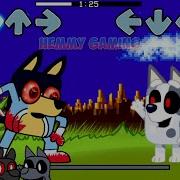 Fnf Chasing But Bluey Vs Muffin