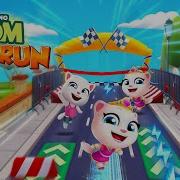 Talking Tom Gold Run Princess Angela Catch Raccon