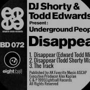 Dj Shorty Todd Edwards Present Underground People Disappear