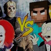 It Vs Jigsaw Y Jason Vs Herobrine Ben Drowned Y Dracula Rap