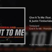 Give It To Me Justin Timberlake Acapella