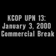 Commercial January 3 2000