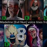 Evil Nun 2 Sister Madeline Voice