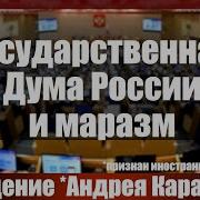 Анндрей Караулов Государственная Дума Маразм