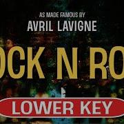 Avril Lavigne Rock N Roll Lower Key Karaoke