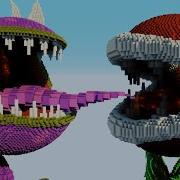 Minecraft Vs Smash Bros Piranha Plant Chomper Pac Man Ghost