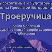 Слушать Канон Богородицы Троеручницы