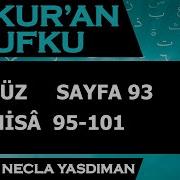 93 Kur An Sayfasi Kelime Meali I Râbı Kısa Tefsiri Âl I I Mran 1 9 Necla Yasdıman