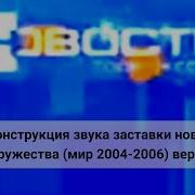 Заставка Новостей Содружества Мир 2006 2008
