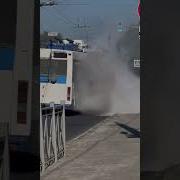 Горит Троллейбус