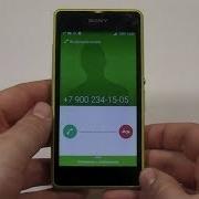 Sony Xperia Z1 Compact Incoming Call