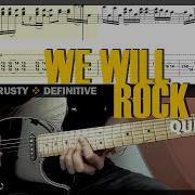 We Will Rock You На Гитаре