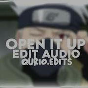 Open Up Edit Audio Slowed