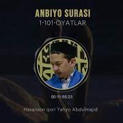 Anbiyo Surasi Hasanhon Yahyo