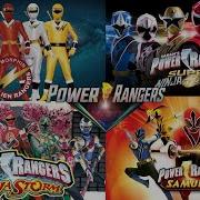 All The Power Rangers Theme Songs