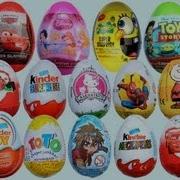 50 Surprise Eggs Kinder Surprise Cars Donald Duck