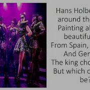 Haus Of Holbein Lyric Video Six The Musical