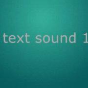 Text Sound Effect