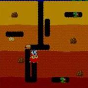 Soldier Plays Dig Dug