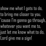 Dmx Lord Give Me A Sign