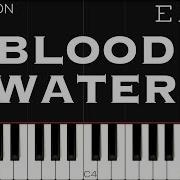 Песня Blood Water На Пианино