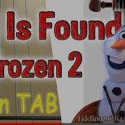 Frozen 2 All Is Found Violin