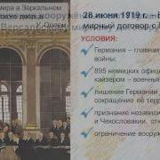 Международные Отношения После Первой Мировой Войны