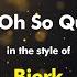 Bjork It S Oh So Quiet Karaoke Version From Zoom Karaoke