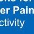 Non Pharmacological Interventions For Chronic Non Cancer Pain Physical Activity