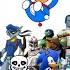 All Blue Characters From Games Series And Movies Sings I M Blue DA BA DEE Part 1