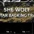 MEGADETH She Wolf GUITARLESS BACKING TRACK TAB